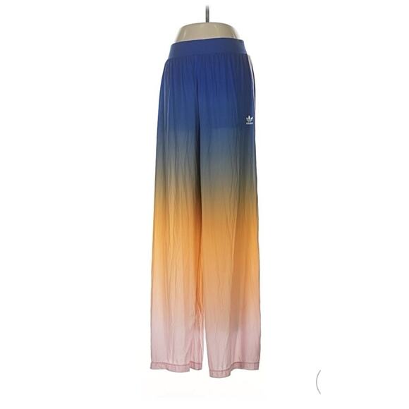 Adidas Originals Women's Wide Leg Semi-Sheer Ombre Palazzo Track Pants - Size M - Picture 3 of 6